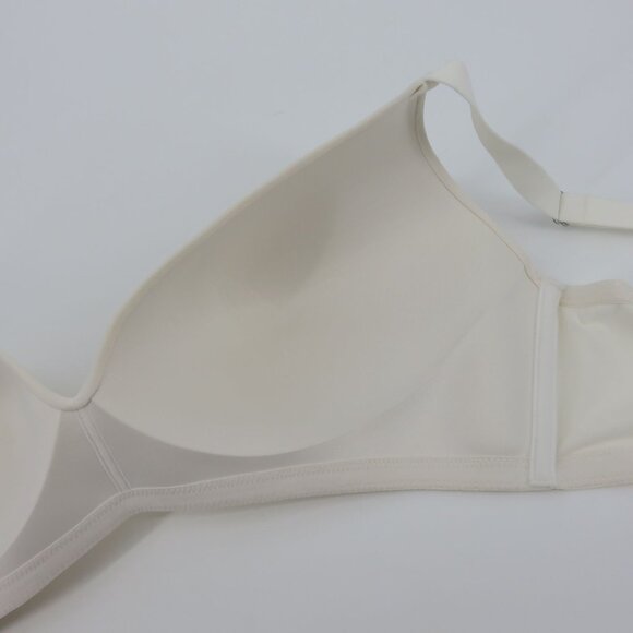 Tranquil & True Womens Plus Size 3X Bra Wire Free Lightly Lined Solid White NEW - Picture 9 of 15